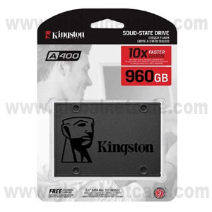 DISCO DURO  SSD - 960GB  SATA6 2.5 KINGSTON A400 100% Nuevo