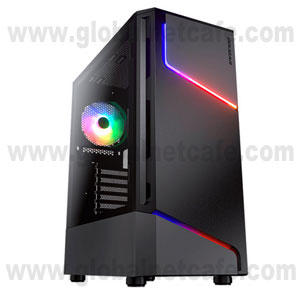 CASE GAMING COUGAR MX360 RGB ATX (NO FUENTE) 1 VENTILADOR 
