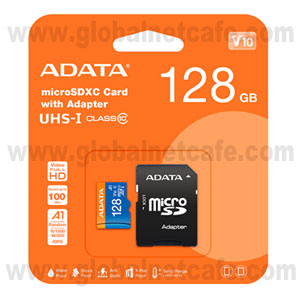 MEMORIA  MICROSD 128GB  ADATA CLASE 10 
