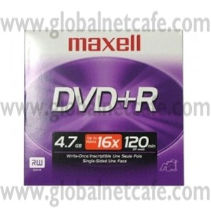 DVD+R MAXELL 8X 4.7GB  120MINS 